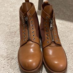 Great Condition Authentic (Includes Dust Bag) Louis Vuitton Brown, Louis Vuitton Shoes, Authentic Louis Vuitton, Leather Boots, Men's Shoes, Dust Bag, Shoe Boots, Louis Vuitton, Size 10