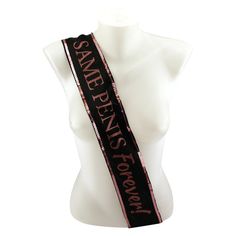 Same Penis Forever Sash Bachelorette Attire, Gettin Hitched Sash, Funny Bachelorette Sashes, Bachelorette Party Sash, Bachelorette Party Outfit, Great Conversation Starters, Gag Gifts, How Beautiful