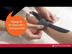 De Quervain's Tenosynovitis Taping Technique - YouTube De Quervain Tenosynovitis, Soccer Goalie, Carpal Tunnel, Dr Oz, Occupational Therapy