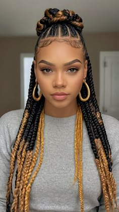 Best Styles for Event Updo with braids hairstyles black cornrows with curls 🍂 Full Braids Hairstyles, Side Stitch Braids, Front Braids With Hair Down, Cruise Braids, Style Box Braids Hairstyles, Feed In Braids With Curls, Event Updo, Senegalese Hairstyles, Half Cornrows Half Box Braids