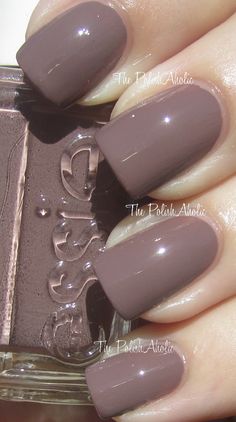 essie don't sweater it..just bought it and I love it! Pedicure Colors, Gray Nails, Nails Polish, Essie Nail Polish, Essie Nail, Fall Nail Colors, Autumn Nails, Nail Color, Nail Polish Colors