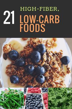 21 Ultimate High-Fiber, Low-Carb Foods High Fiber Low Carb Foods, High Fiber Low Carb, Low Carb Foods, Carb Cycling Diet, Low Carb Food List, Healthy Meal Plan, High Carb Foods, Fiber Diet, Low Carb Diets