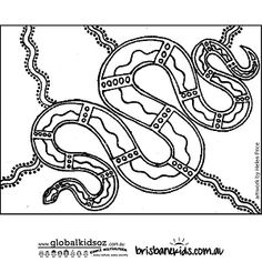 a black and white drawing of a snake