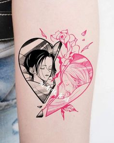 Nana Anime Tattoo, Nana Tattoo, Flower Arm Tattoo, Tatuaje Studio Ghibli, Osaki Nana, Collage Tattoo, Side Hip Tattoos, Tatoo Inspiration, Manga Tattoo