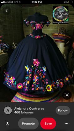 Vestidos Rancheros, Vestido Charro, Dresses Light Blue, Mexican Quinceanera Dresses, Quinceanera Themes Dresses, Mexican Wedding Dress, Black Quinceanera Dresses, Dresses Quince, Quince Decorations