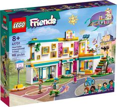 the lego friends house is in its box