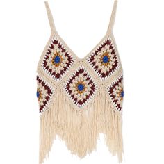 Beach Outfit Ethnic Fringe Boho Cami

Material: Knitted

Pattern: Floral

Style: Sweet, Bohemian, Boho

Size: Free Size

Color: Apricot

Applicable Season: Spring, Summer Apricot Clothing, Bohemian Top, Tøp Aesthetic, Bohemian Tops, Crochet Crop Top, Boho Designs, Sleeveless Crop Top, Top For Women, Boho Crochet