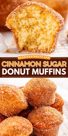 Don't miss these quick and easy cinnamon sugar mini cupcakes for your Easter brunch ideas! These best donut muffins are soft and fluffy with a buttery, cinnamon sugarcoating that melts in your mouth! Sure to be a hit! Thanksgiving Muffin Recipes, Cinnamon Sugar Donut Muffins, Easy Muffins Recipe, Breakfast And Lunch Meal Prep, Muffins With Buttermilk, Thanksgiving Muffins, Muffin Meals, Easy Muffin Recipes, Cinnamon Sugar Muffins