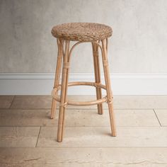 Bring relaxed style to your kitchen, dining room, or office space with this backless round counter stool. Thoughtfully designed from thick bent rattan for superb durability, it features a seat and trims made from naturally-occurring water hyacinth. The hand-woven water hyacinth fibers are abundant in tonal variation with a golden sun-kissed finish and a protective lacquer finish for easy clean-up. This counter stool is lightweight for easy mobility with comfort to make any space it's in a freque Woven Stool, Counter Stools Backless, Dining Ideas, House Updates, Gathering Place, Golden Sun, Water Hyacinth, Kitchen Inspo, Kitchen Mirror