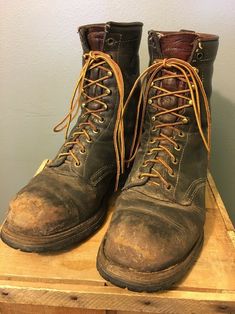 Vtg 9" Black Leather Herman Survivors Work Boots Mens 9 Logger Steel Toe Wms 11 | eBay Herman Survivor Boots, Steal Toed Boots, Worn Leather Boots, Vintage Boots Men, Vintage Lace-up Work Boots For Outdoor, Vintage Work Boots With Reinforced Snip Toe, Vintage Boots With Reinforced Toe For Outdoor Work, Vintage Steel Toe Work Boots For Outdoor, Vintage Work Boots With Reinforced Toe For Outdoor Work