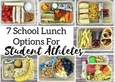 school lunch options for student athletes