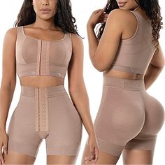 Brand New With Tags Solid Shapewear With Built-in Bra And Stretch, Solid Full Coverage Second-skin Shapewear, Body Shape Wear, Beige Stretch High-cut Leg Shapewear, Micro-elastic Beige Shapewear, Girdles Shapewear, Beige Full Coverage Micro-elastic Shapewear, Corset Shapewear, Body Shapewear