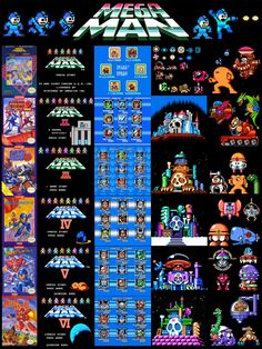 an old computer game poster with many different characters and numbers on the front, as well as