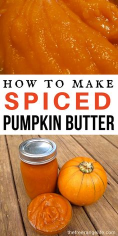 how to make spiced pumpkin butter