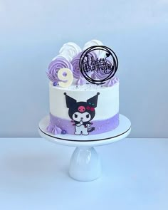 Pastel Kuromi, Grad Photography, Beautiful Birthday Cakes, Instagram Graphic, Birthday Cake Decorating, Girl Cakes, Birthday Surprise