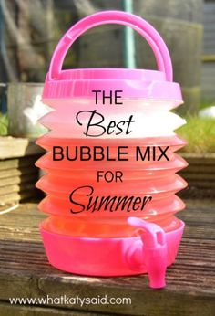 the best bubble mix for summer