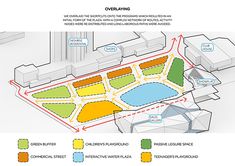 a diagram showing the location of an indoor park