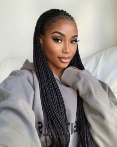 Wigs Straight, Long Box Braids, Box Braids Hairstyles For Black Women, Braided Cornrow Hairstyles, Twist Hair, Protective Hairstyles Braids, Senegalese Twist, Box Braids Styling