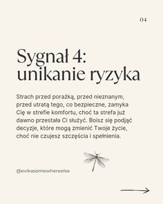 Gdy strefa komfortu zmienia się w zaciasną klatkę... Przesuń palcem, by poznać sygnały stagnacji. 👉 Wszyscy dążymy do takiego punktu w życiu, w którym czujemy się bezpiecznie i stabilnie, możemy do pewnego stopnia przewidzieć, co przyniesie jutro. Jednak w końcu przychodzi taki moment, że wygodna strefa komfortu zmienia się w stagnację - to wtedy, kiedy nasze dni zaczynają wyglądać tak samo, kiedy marzenia, które kiedyś miały dla nas duże znaczenie, powoli gasną, bo... Nie chcemy już podejm... New Chapter, Self Care, Spirituality, Lifestyle