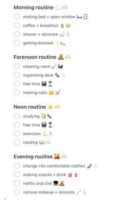 To Do List Notes Iphone, Morning Routine Notes, Aesthetic Morning Routine List, Night Routine Aesthetic, To Do Lists Aesthetic, Good Apps For Iphone, Morning Routines List, Aesthetic Note, Iphone Notes