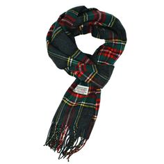 PRICES MAY VARY. Classic Scottish plaid pattern for unisex fitting. Size:72"x12" with 3" tassels on both ends Features: cashmere feel, soft, lightweight, classic Italian style. Hand Wash,Dry Flat Glory Max Scottish stewart tartan plaid scarf is perfect for any occasions. It is made of high quality viscose material, which makes it very soft and warm just feel like cashmere. The scarf is long enough to wrap around your neck twice and it has a classic luxurious Scottish plaid pattern with tassels o Classic Italian Style, Holiday Scarves, Tartan Plaid Scarf, Stewart Tartan, Scottish Plaid, Christmas Green, Classic Italian, Green Plaid, Tartan Plaid