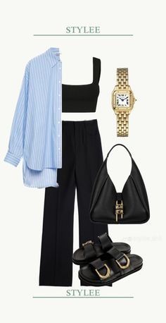 Everyday Fashion Outfits, Casual Day Outfits, Wardrobe Outfits, Looks Street Style, Stylish Work Outfits, Easy Trendy Outfits, Casual Chic Outfit, Mode Inspo