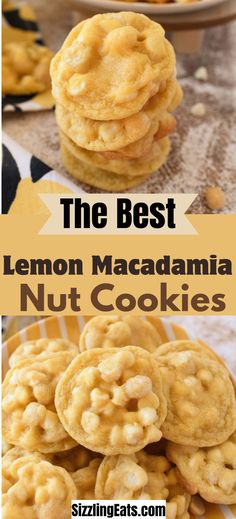 the best lemon macadamia nut cookies