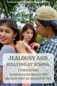 I never realized that jealousy and bullying at school went hand in hand. Until I read this article, I always thought something was wrong with me. Since then, I feel much better about myself and my bullies don't have near the effect on me that they did before. 

I'm so glad I found this post! Jealousy Quotes Relationship, Jealousy Art, Jealousy Aesthetic, Relationship Jealousy, Jealousy Issues, Quotes Haters, Quotes Jealousy, High School Bully