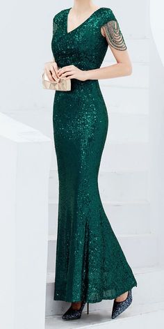 Green Maxi Dress For Gala During Prom Season, Maxi Length Sequin Fabric For Holiday Prom, Full Length Sequined Evening Dress For Parties, Glamorous Green Sleeveless Gown, Sequin Full-length Maxi Dress For Prom, Long Sequin Prom Dress, Green Sequined Sleeveless Gown, Floor-length Contrast Sequin Maxi Dress, Sequin Full-length Evening Dress For Prom