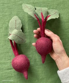 Felt Root Vegetables Pattern & Tutorial - Lia Griffith Fabric Vegetables Pattern, Felt Vegetables Pattern Free, Felted Vegetables, Lia Griffith Felt, Vegetables For Kids, Felt Food Pattern