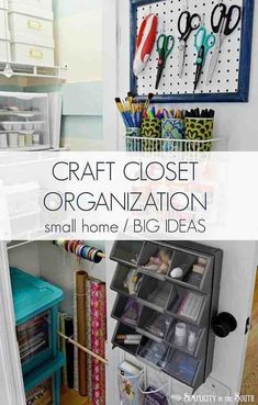 craft closet organization small home / big ideas