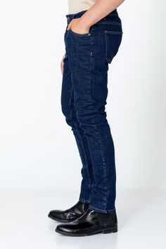 Fitted tapered jeans are a versatile and stylish choice for any wardrobe, offering a flattering silhouette and a modern look. These jeans are crafted from high-quality denim with a hint of stretch, ensuring both comfort and durability. The fitted style hugs the body in all the right places, accentuating curves while providing a sleek and streamlined appearance. The tapered leg adds a contemporary touch, narrowing towards the ankle for a flattering fit that pairs well with both sneakers and boots Mens Fashion Jeans, Fitted Style, Tapered Jeans, Jeans Style, Sleek, Wardrobe, Boots, Sneakers, High Quality