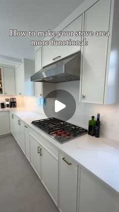 the kitchen is clean and ready to be used as an appliance for cooking