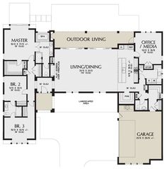 the first floor plan for this house