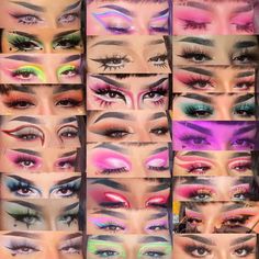 Baddie Makeup Eye Shadow, Cool Eyeliner Ideas, Egirl Makeup