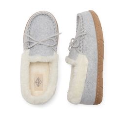 These St. John's Bay women's moccasin slippers come with a plush faux fur lining and a flat sole for the ultimate in loungewear comfort. Wear them with pajamas or a tracksuit. Closure Type: Slip-OnBase Material: 100% PolyesterUpper/Outer Base Material: 100% PolyesterShoe Lining Material: PolyesterSole Material Content: 100% Thermoplastic-RubberCountry of Origin: Imported Moccasin Slippers, Moccasins Slippers, Comfort Wear, Moccasins, Faux Fur, Pajamas, Lounge Wear, Slippers, The Originals