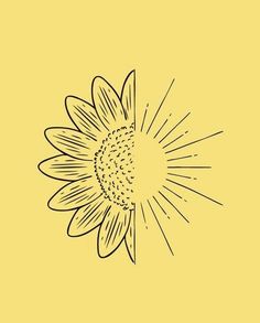 sunflower tattoo Sun Virgo Tattoo, Sun And Flowers Drawing, Sun Sunflower Tattoo, Sunflower Tattoo Simple, Tattoo Sonne, Sunshine Tattoo, Lettermark Logo, Logo Wordmark, Animal Tattoo Ideas