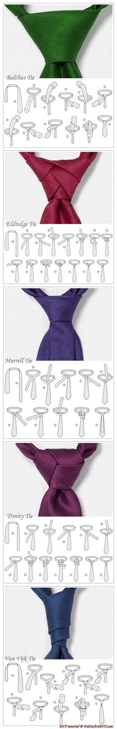 Las mil y una formas de hacerte el nudo de la corbata, saliéndote de lo… Tali Leher Lelaki, Simpul Dasi, Tie A Necktie, Tall Men Fashion, Neck Tie Knots, Kraf Diy, Tie Styles, Purple And Green, Cool Stuff