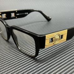 Brand New With Box, Cards, And Never Used! 100% Authentic! Prada Glasses, Versace Glasses, Versace Gold, Box Cards, Glasses For Men, Versace Accessories, Mens Glasses, Glasses Accessories, Sunglasses Accessories