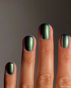 As we ring in 2025, and embrace all things glam, one shade is casting a spell on the beauty world: Wicked Green. Inspired by the enchanting allure of the musical movie and Elphaba herself, Wicked, this deep, mystical green is stealing the spotlight in salons and on social media alike. #wicked Ombre Nails French, Mint Green Nails, Casting A Spell, Nails French Tips, Beauty Gift Guide, Latest Nail Trends