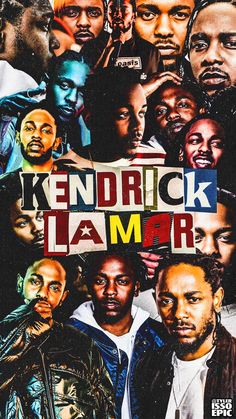 the poster for kendrack lamer's upcoming album is shown in this image