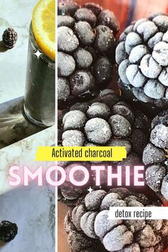 NEW: POWERFUL BlackBerry Smoothie DETOX Delight recipe - do you DARE? Berry Recipes Healthy, Lemon Recipes Healthy, Quick Smoothie Recipes, Charcoal Benefits, Berry Smoothies, Diy Smoothies, Holidays Recipes