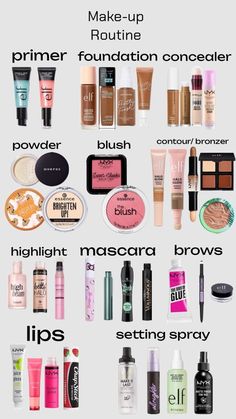 Makeup Cantik, Essence Makeup, Makeup Order, Simple Makeup Tips, Makeup List, Makeup For Black Skin, Makeup Artist Tips, Makeup Help, Face Makeup Tips