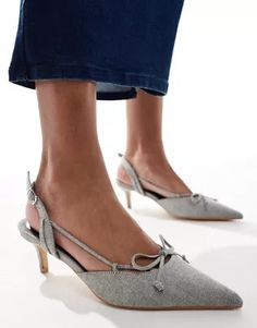 Public Desire Rai pointed heeled mules in light gray | ASOS Elegant Gray Spring Heels, Gray Summer Party Heels, Chic Gray Pointed Toe Heels, Gray Heels For Spring Party, Gray Party Heels For Spring, Gray Pointed Toe Party Heels, Gray Pointed Toe Heels For Party, Chic Gray Heels For Summer, Gray Heels For Summer Evenings