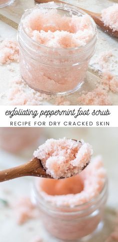 Exfoliating Scrub Diy, Foot Scrub Recipe, Homemade Foot Scrub, Peppermint Foot Scrub, Face Scrubs, Weekly Routine, Sugar Scrub Recipe, Foot Scrub, Diy Scrub