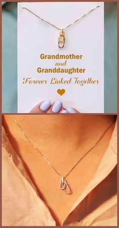 Grandmother And Granddaughter, Granddaughter Jewelry, Grandmother Granddaughter, Grandmother Necklace, Granddaughter Necklace, Grandmother Jewelry, Granddaughter Gift, Homemade Baby, Simple Jewelry