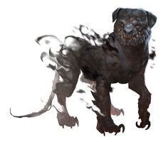 Todeshund | Cane della Morte | Deathhound | Canis-Muertim Shadow Mastiff, 5e Monsters, Sif Dark Souls, Shadow Creatures, Shadow Monster, Mega Pokemon, Adventure Theme, Mythical Beast