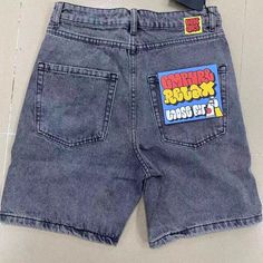 Shipping: Worldwide Express Shipping AvailableDelivery time: 7-15Days Fast ShippingReturns: Fast refund, 100% Money Back Guarantee. Big Boy Jeans, Baggy Denim Shorts, Blue Baggy Jeans, Retro Gradient, Empyre Jeans, Embroidered Denim Shorts, Boy Jeans, Y2k Harajuku, Mens Denim Shorts