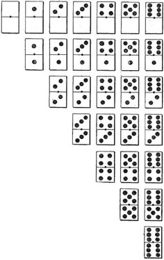 an image of dices that have been placed in the shape of a number line