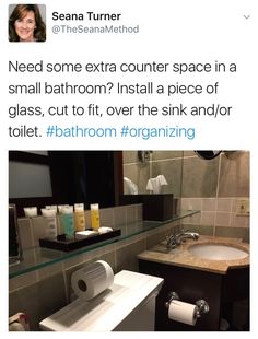 the bathroom is clean and ready to be used by someone who has been using it